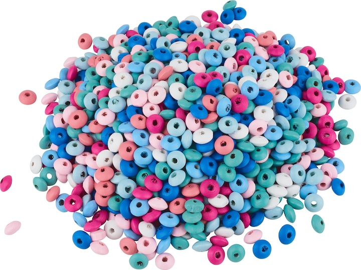 Produktbild VBS XXL Holzlinsen "Farbmix", Ø 11 mm, 250 g