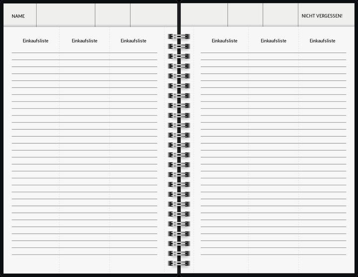Immagine prodotto Libro calendario planner famiglia (A5, Tedesco)