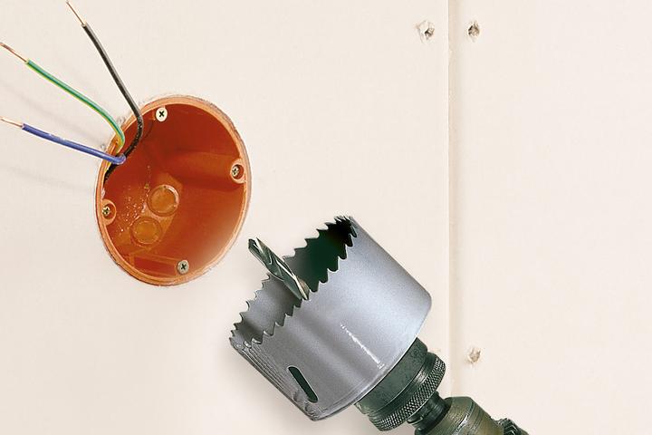 Actual product image wolfcraft 1 hole saw set BiM ø35,43,68mm (35 mm, 43 mm, 68 mm)