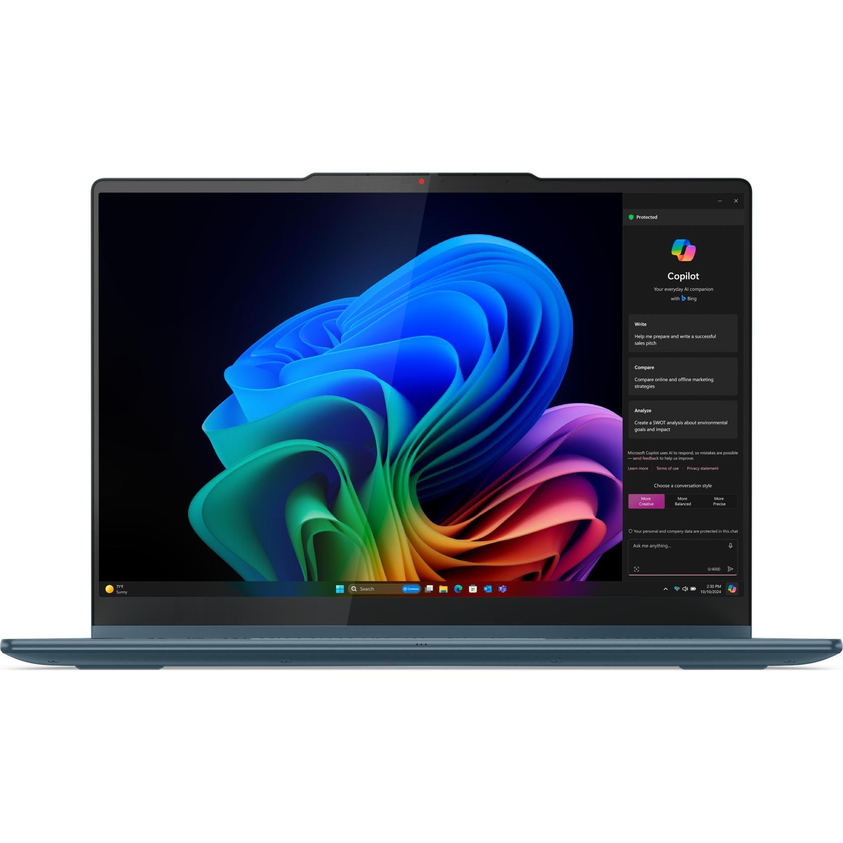 Lenovo Yoga 7 2-in-1 14AKP10 Copilot+ PC (14", 1000 GB, 32 GB, Englisch International), Notebook, Gr