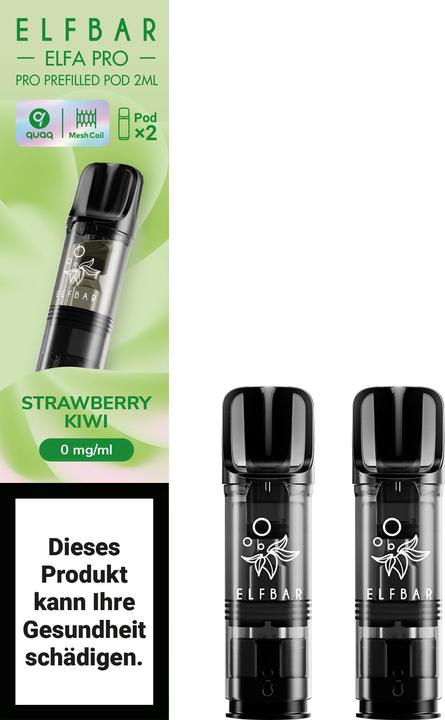 Elfbar ELFA Pro - 2ml Pods 0mg, Strawberry Kiwi - kaufen bei Galaxus