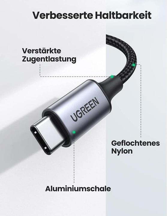 Produktbild Ugreen USB C — 3.5mm (1 m, 3.5mm Klinke (AUX))