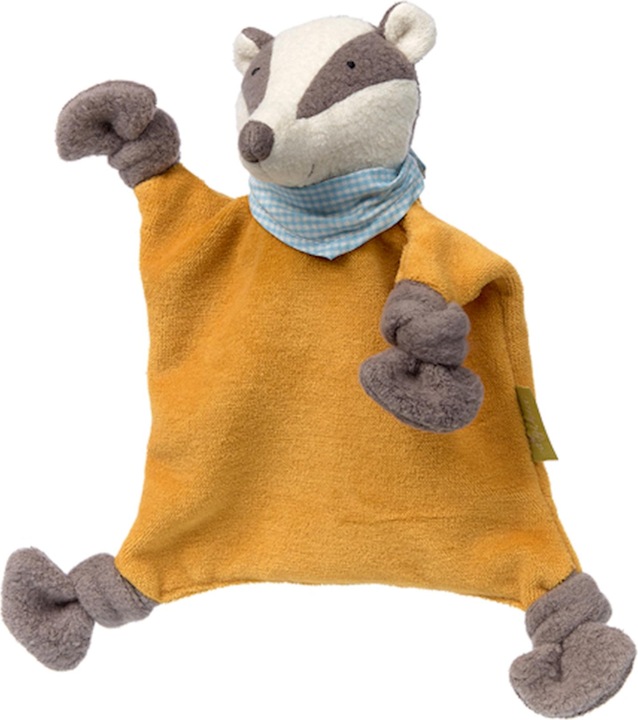 Actual product image Sigikid Snuggle cloth Kasimir Badger Green