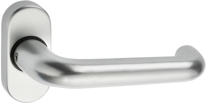 Actual product image EDI Fire protection lever handle aperture part 1103/2133 stainless steel EST straight square 9 mm (Door handle)