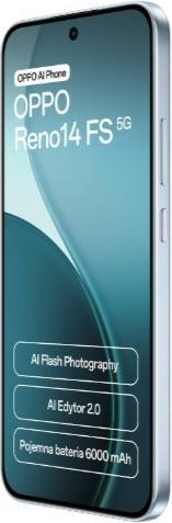 Produktbild OPPO Reno14 FS 5G 12GB/512GB Blau (512 GB, Blue, Opal Blue, 6.57", Dual SIM, 5G)
