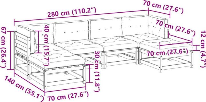 Produktbild vidaXL Lillian