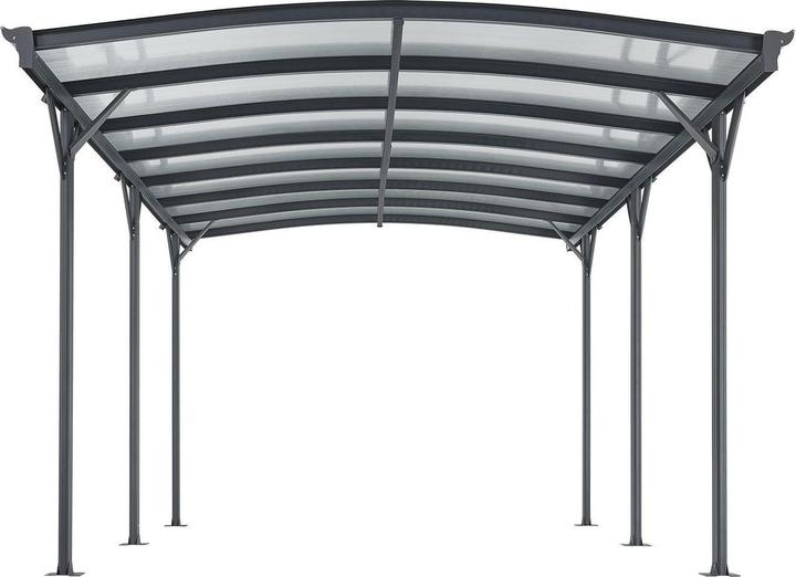 Actual product image Juskys Carport with arched roof