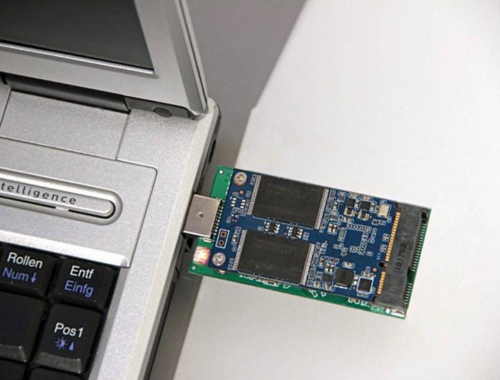 Actual product image Delock Converter USB connector > mSATA full size