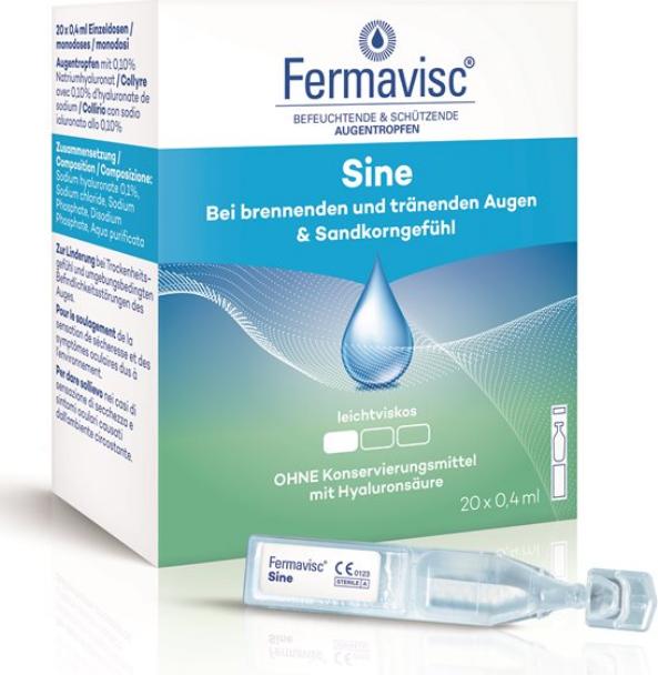 Produktbild OmniVision Augentropfen Fermavisc Sine SDU (8 ml, Fermavisc sine Gtt Opht)
