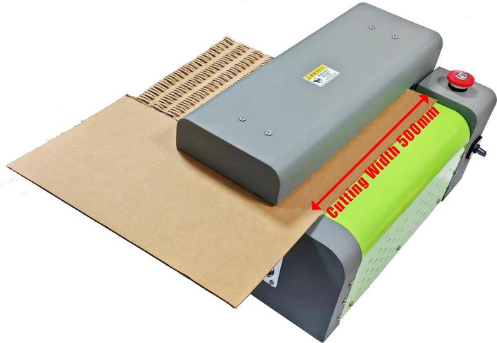 Actual product image Plutoos X72 Kartonschredder 500mm Schnittbreite - Verpackungspolstermaschine Wabenpolster Recyclingmaschine