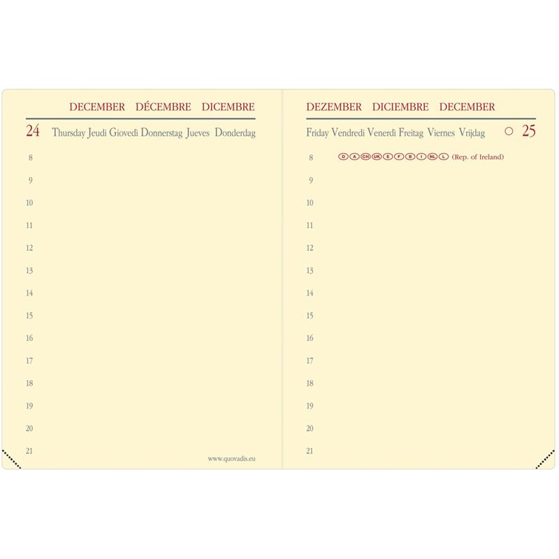 Thumbnail - Quo Vadis, Agenda, Miniday ms.Impala 2021 QV209027 schwarz, 1T/S, 7x10cm (A7, Deutsch, Französisch, Englisch, Italienisc...