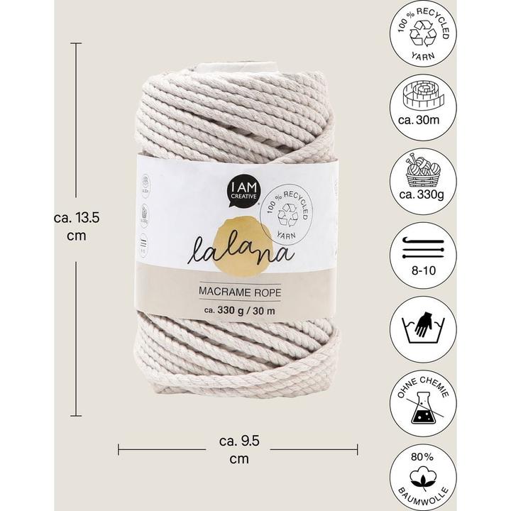 Actual product image Lalana Macrame Rope (30 m)
