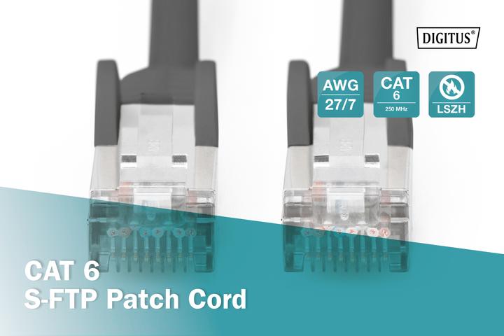 Image du produit Digitus Câble patch S-FTP CAT 6 (S/FTP, CAT6, 3 m)