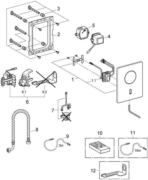 Actual product image Grohe Infrarot-Elektronik TECTRON SKATE