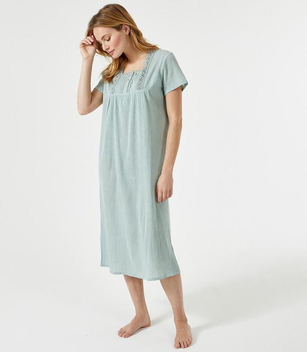 Image du produit Anne Weyburn Nachthemd aus Baumwollkreppon (50)