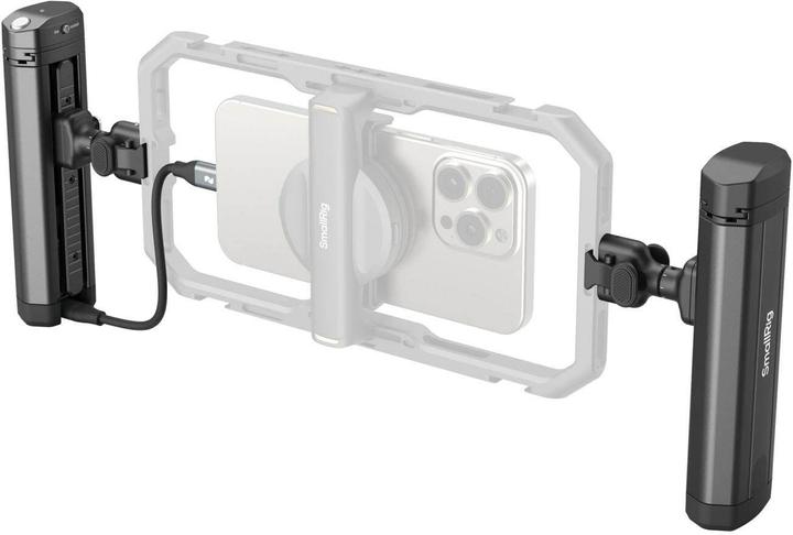 Actual product image SmallRig 4841 Rotatable Bilateral Quick Release Side Handle with Wireless Control and M.2 SSD Enclosure (Cage)