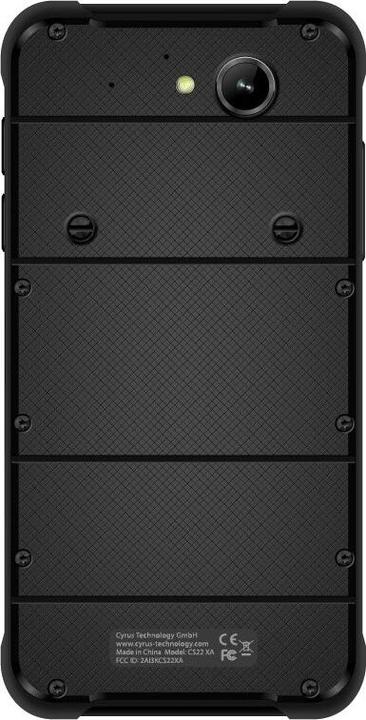 Actual product image Cyrus CS22 XA (16 GB, Black, 4.70", Dual SIM, 3G)