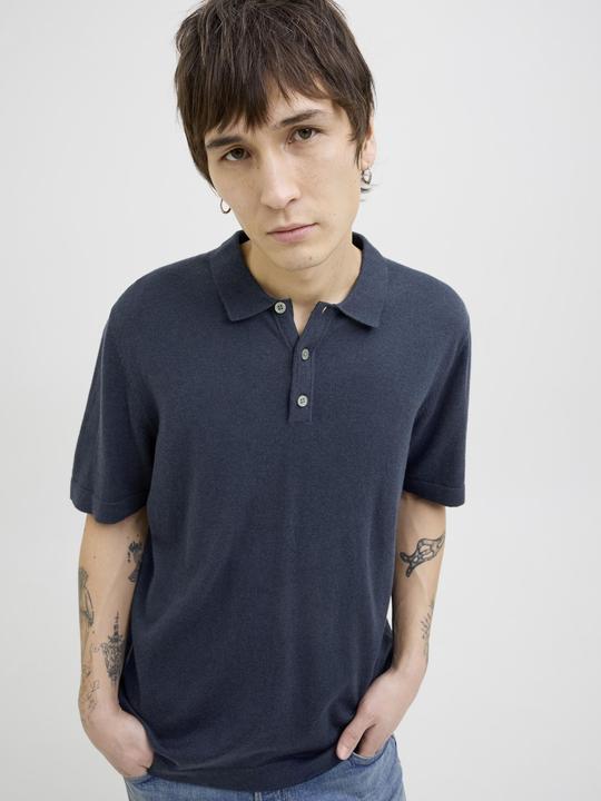 Actual product image Jack & Jones Jjeemil Knit Relaxed Polo Ss Sn (XXL)