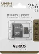 Productafbeelding Verico 256GB microSD C10 UHS-1 geheugenkaart ( incl. adapter ) (256 GB, microSD, U1)