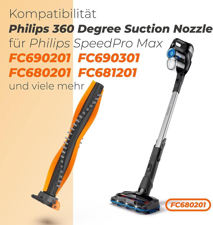 Philips Spazzola di aspirazione a 360° CP0688/01