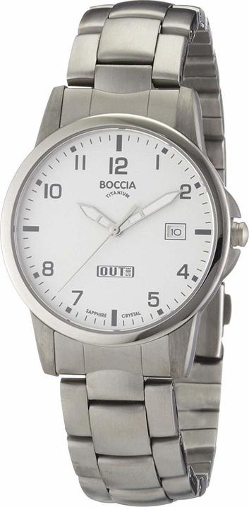 Boccia 3625-03 Mens Titanium 36mm 5ATM Watch (Analogue wristwatch, 42 mm)
