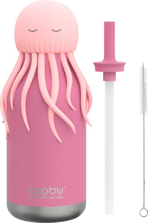Produktbild Asobu Bestie Meduza - Butelka termiczna ze słomką (0.46 l)