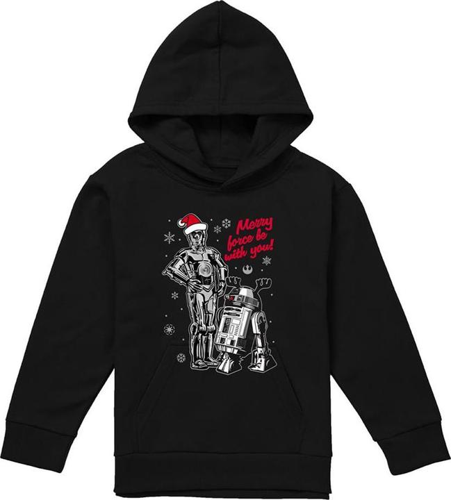 Produktbild Star Wars Merry Christmas Droids Kapuzenpullover (128)