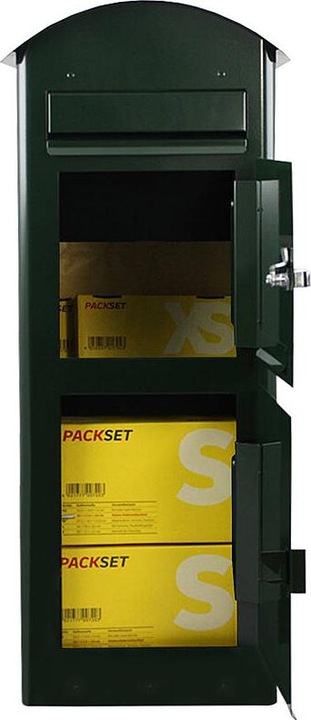 Produktbild SafePost 80 Paketbriefkasten grün