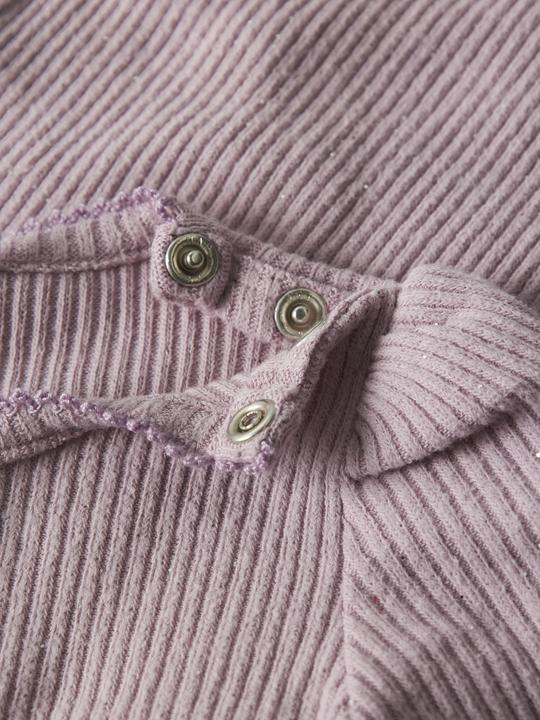 Produktbild Name it Langarmbody gerippt mit Glitzer (62)