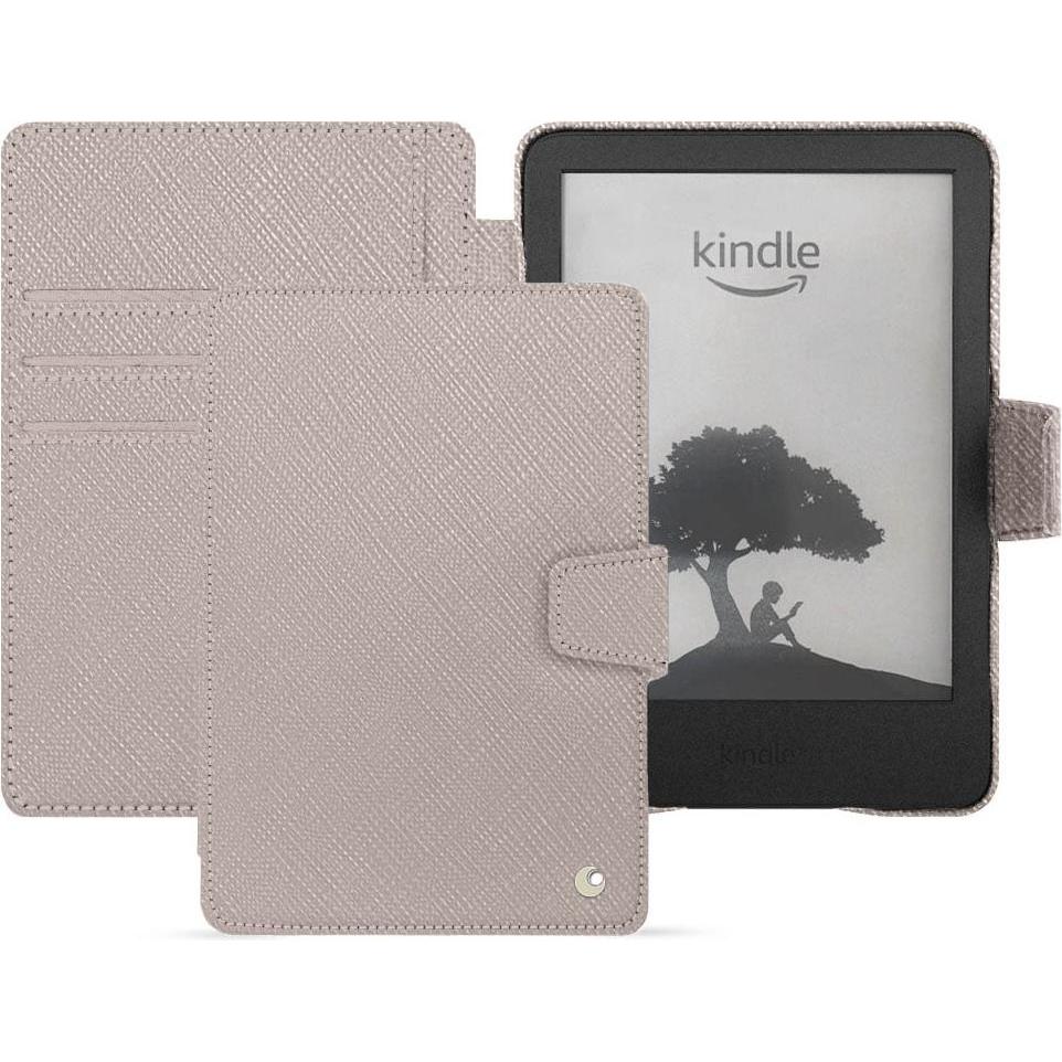 Noreve Lederschutzhülle Amazon Kindle (2022) (Kindle), eReader Zubehör, Beige
