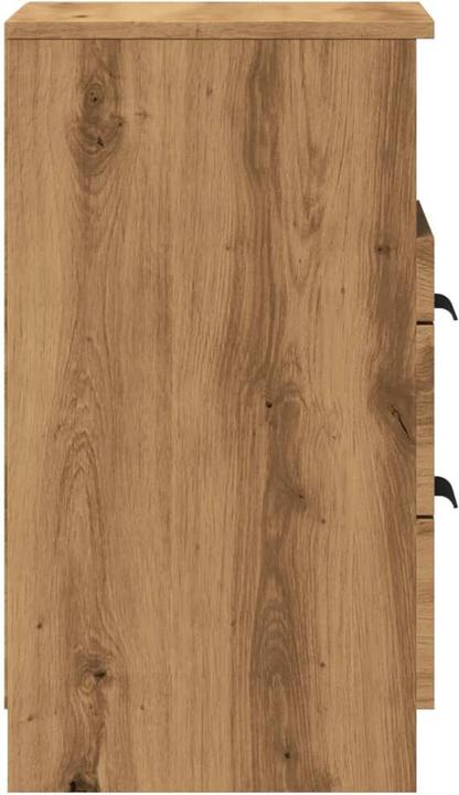 Produktbild vidaXL Nachttisch Nachtschrank Nachtkommode Nachtkonsole Stauraum Artisan-Eiche (40 x 36 x 65 cm)