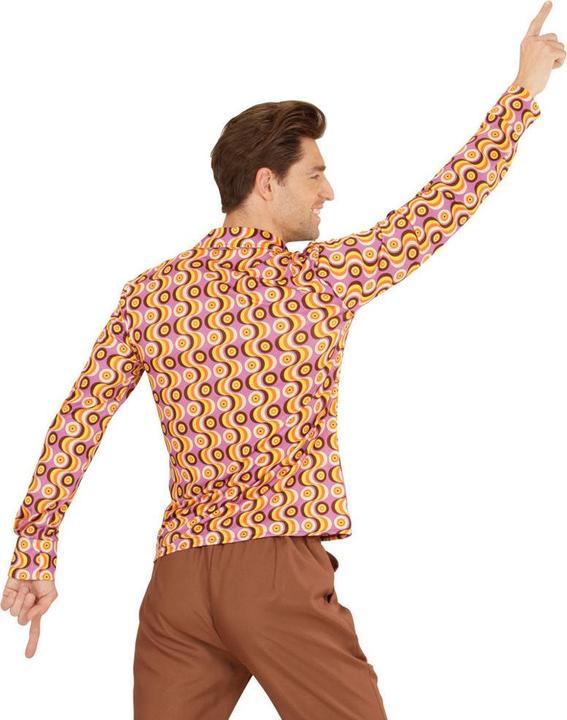 Immagine prodotto Widmann Camicia da uomo anni '70 Groovy Style Disc (M, S)