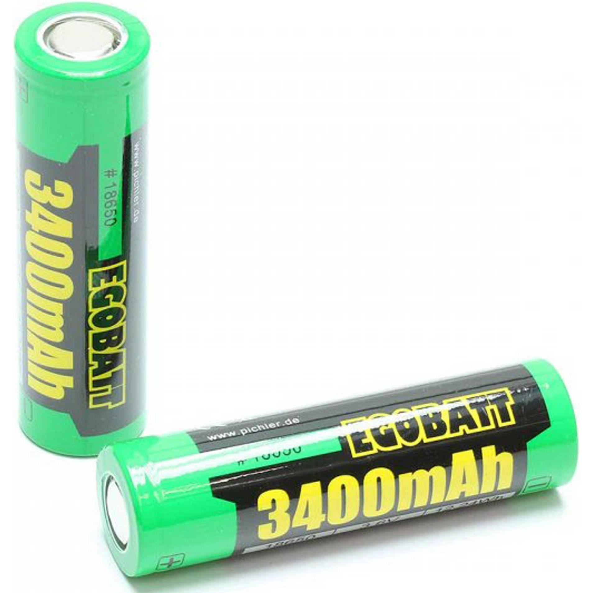 Pichler Li-Ion Akku 18650 EGOBATT 3400 - 3.7V (VE=2St.) (3.70 V, 3400 mAh)