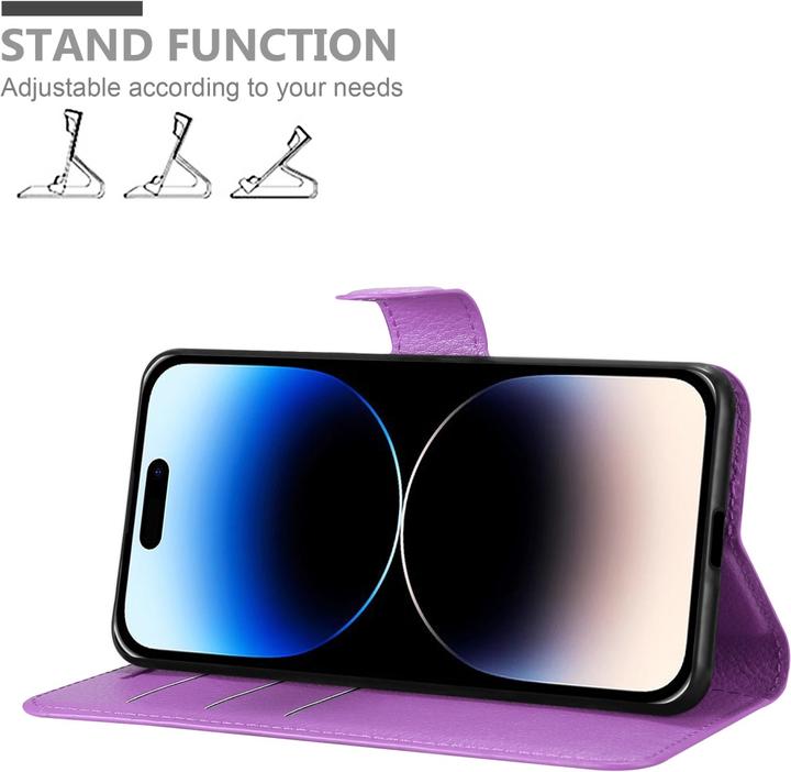 Image du produit Cadorabo Étui de style book stand pour Apple iPhone 14 PRO (Apple iPhone 14 Pro)