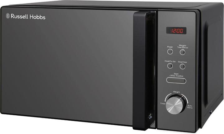 Image du produit Russell Hobbs RHM2076B – 20-Liter-Digitale Mikrowelle, 800 W, Schwarz (20 l)