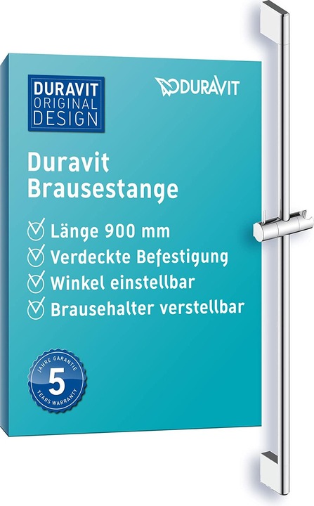 Image du produit Duravit Barre de douche 900mm chromée