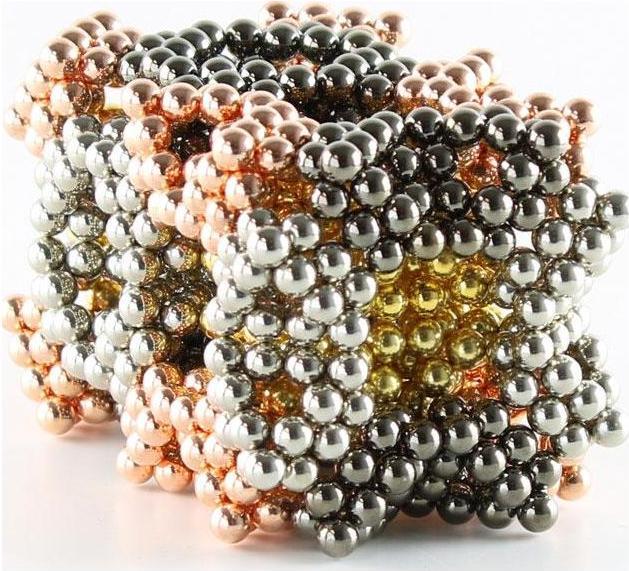 Actual product image Neoballs Sphere Magnets Multimetal- Tesseract Cassette