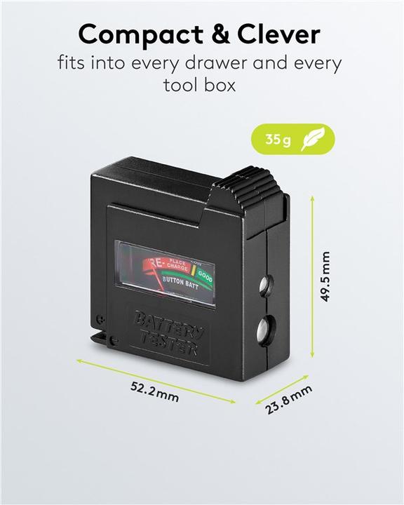 Produktbild Goobay Batterietester