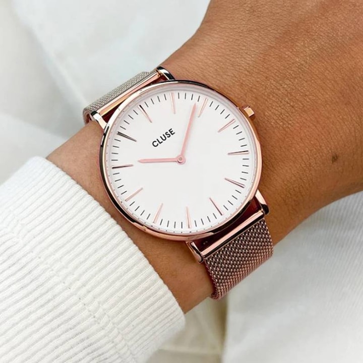 Immagine prodotto Cluse La Bohème Maglia Rosé (Orologio da polso analogico, 38 mm)