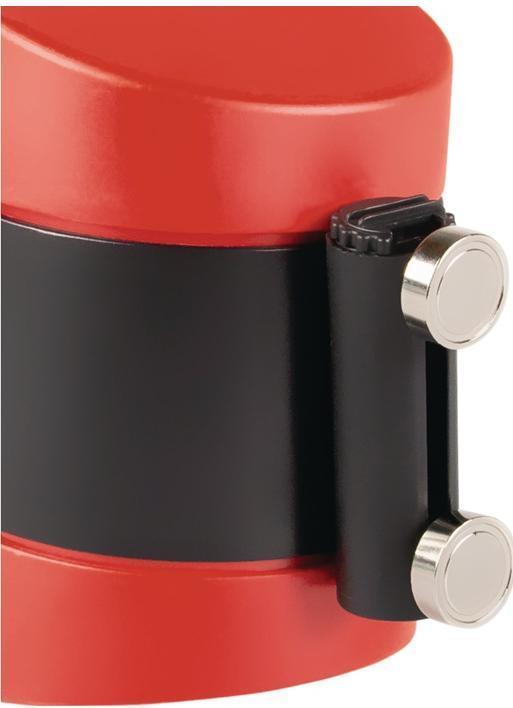 Image du produit Eichner Gurtkassette rot Gurtlänge 4,6 m rot/schwarz beidseitig magnetisch inkl. Fliehkraftbremse