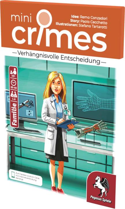Actual product image Pegasus MiniCrimes 2 - Case 6 (German, 1 - 6 Players)