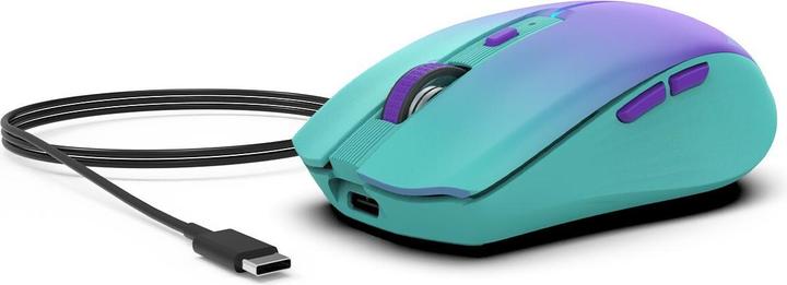 Actual product image Inca Mouse IWM-511RM Blt+Wrls RGB colour base colour blue (Wireless)