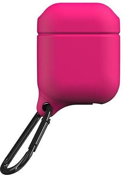 Actual product image Superdry waterproof protective case for AirPods 1/2 in pink (Headphone sleeve)