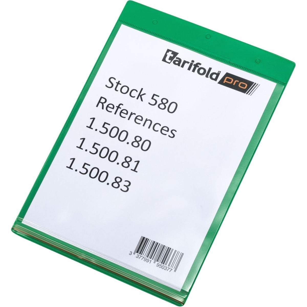 Tarifold, Präsentationstafel, Kennzeichnungshülle Dry-Zip 163205 A5 gn 10 St./Pack. (A5)