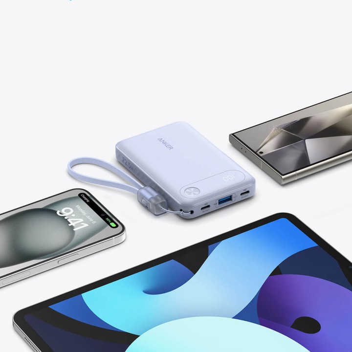 Image du produit Anker Batterie externe USB Powercore - 10000mAh 22,5W (Noir) (10000 mAh, 22.50 W, 22.50 Wh)