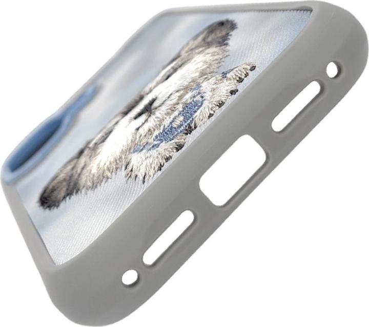 Produktbild Nimmy Etui Big Eyed Pet 2.0 Dog do iPhone 17 szary (Apple iPhone 17)