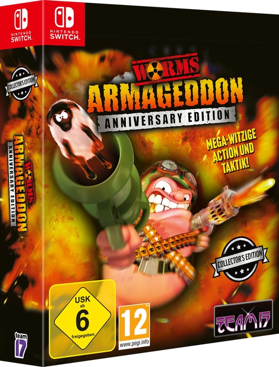 Produktbild astragon Worms Armageddon Anniversary Collector's Edition (Switch, DE)