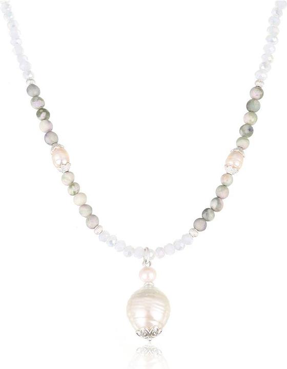 Image du produit Andreani Halskette aus Shellbead und Jade (Jade, Shellbead)