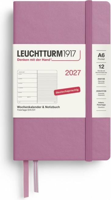 Produktbild Leuchtturm1917 Wochenkalender&NotizbuchPocketA6DustyRose2027 (A6, 1 Woche / 1 Seite)