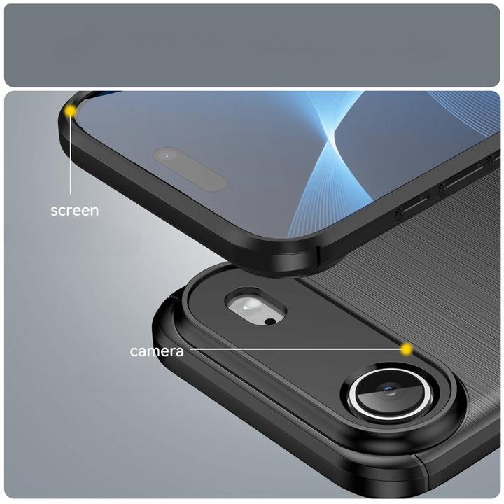 Image du produit Cover-Discount iPhone 17 Air - Metall Carbon Look Hülle (Apple iPhone Air)